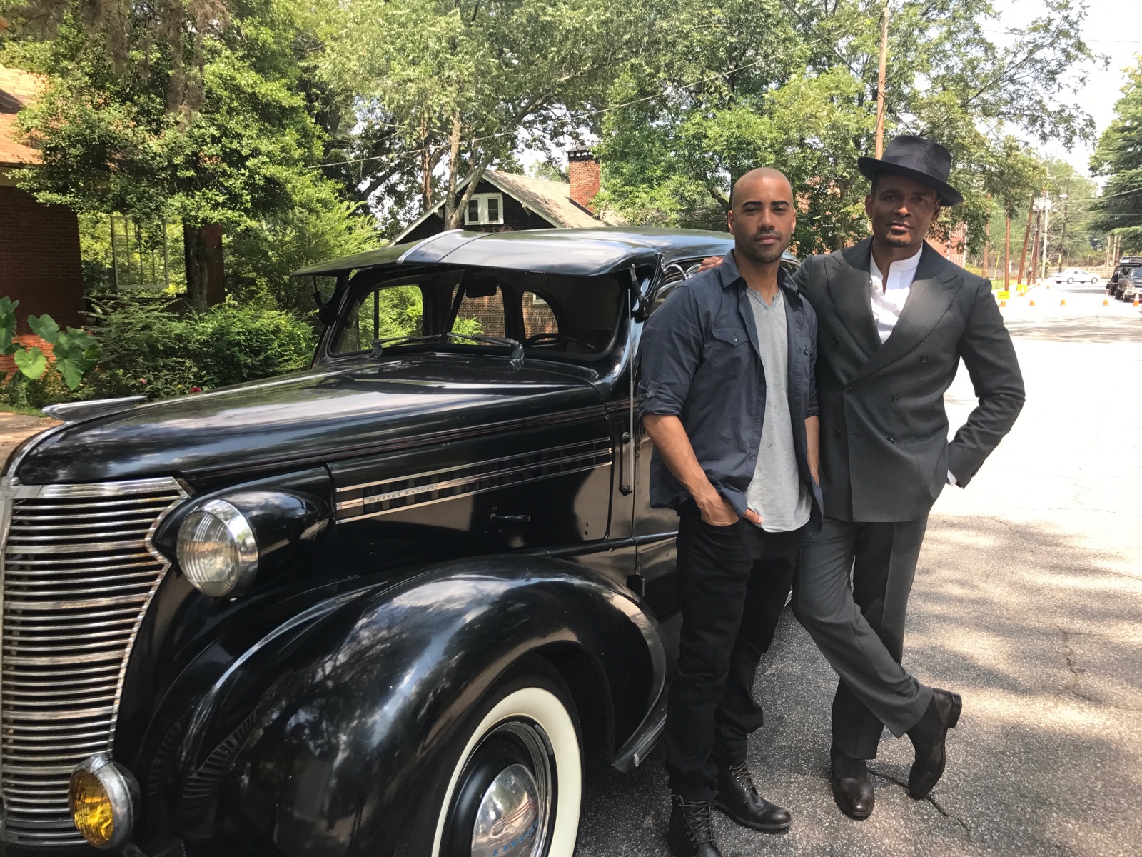 Superstition—Brad James (Calvin) and Mario van Peebles (Isaac Mosley)