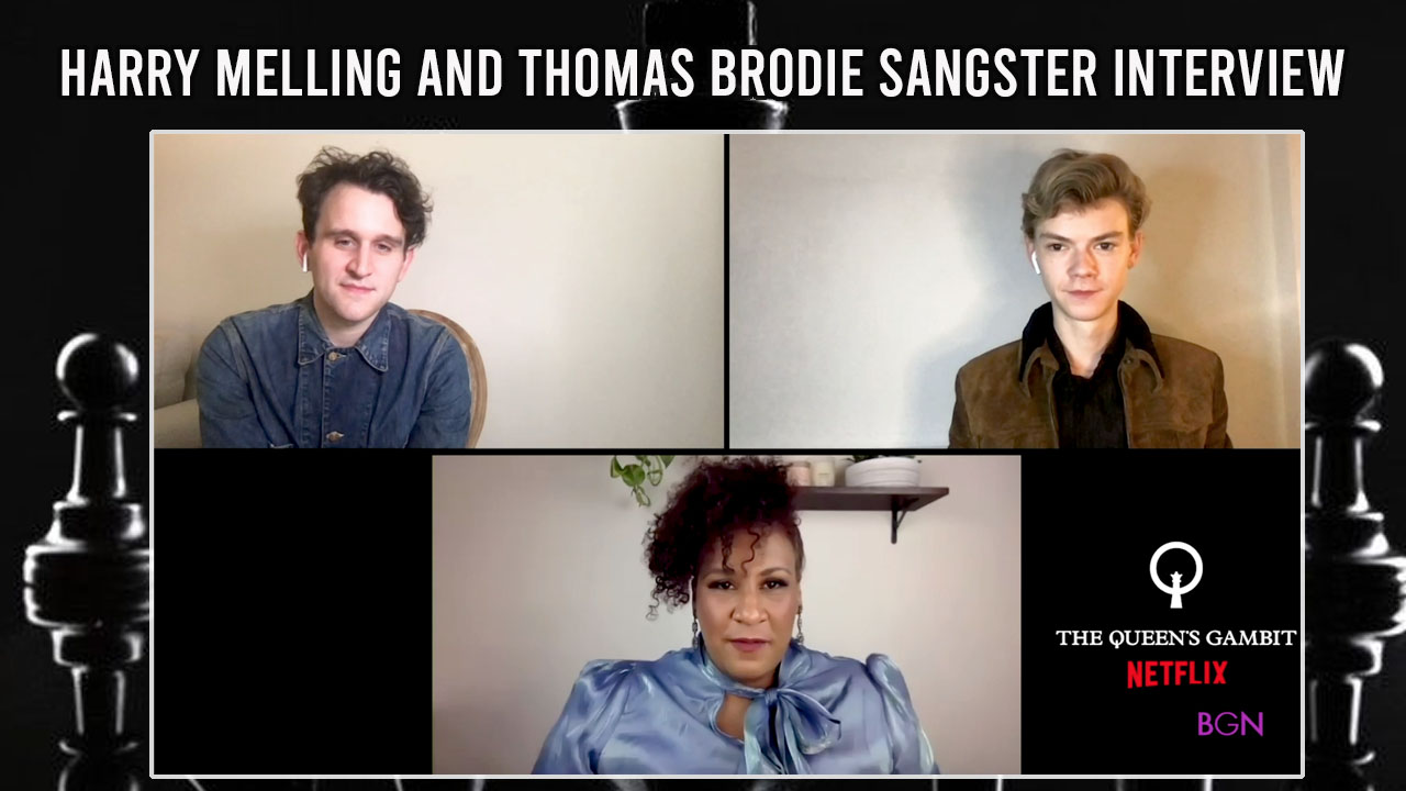 THE QUEEN'S GAMBIT Interview with Harry Melling and Thomas Brodie-Sangster  