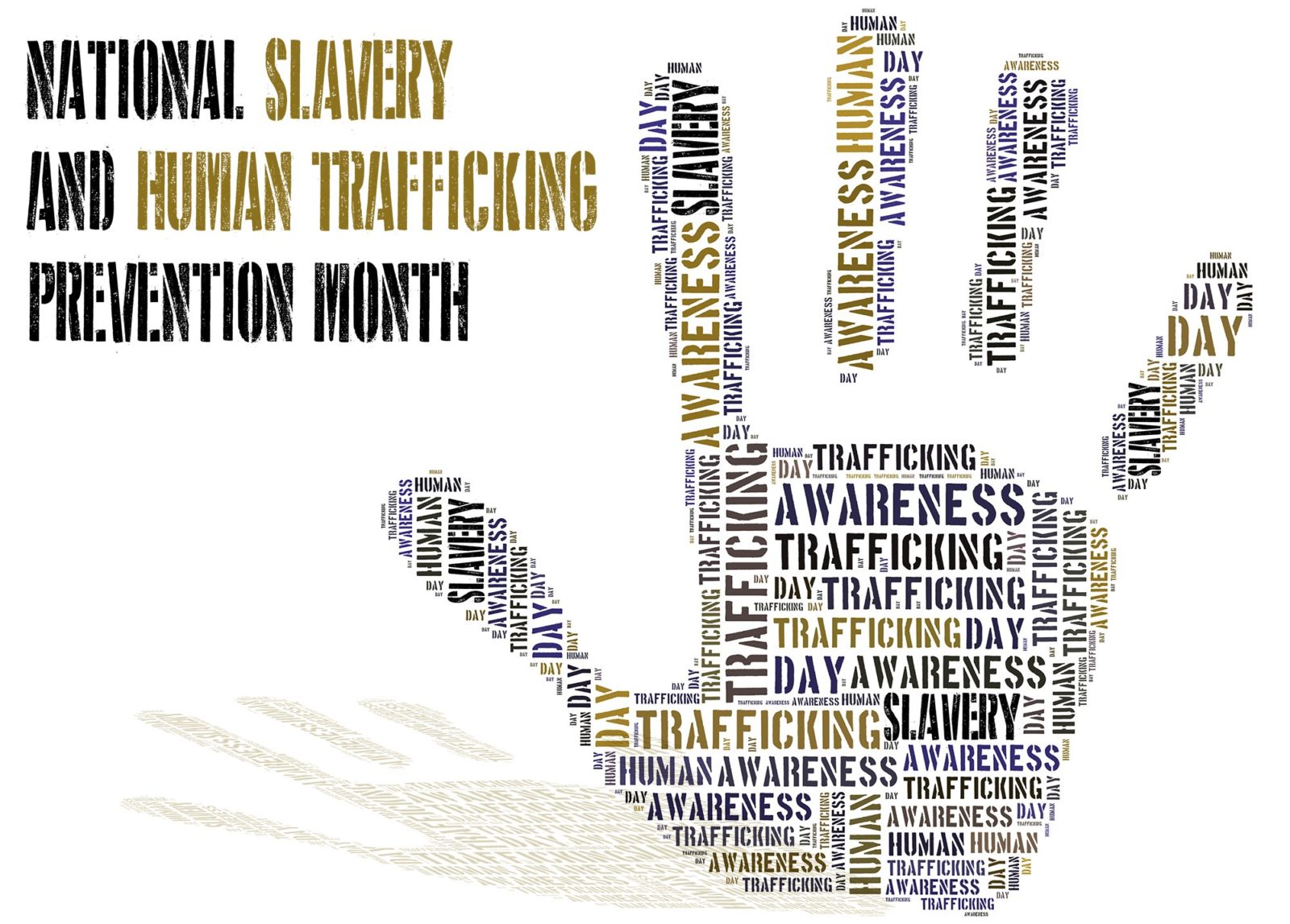 January Is National Slavery And Human Trafficking Prevention Month